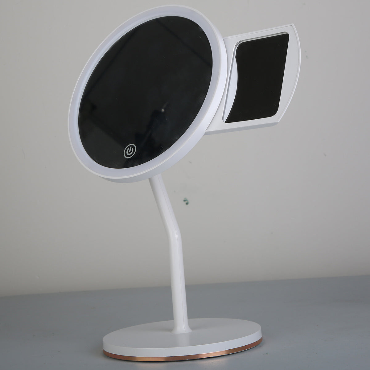 Dimmable 5X Lighted Makeup Mirror with 3 Light Colors & 360° Rotation