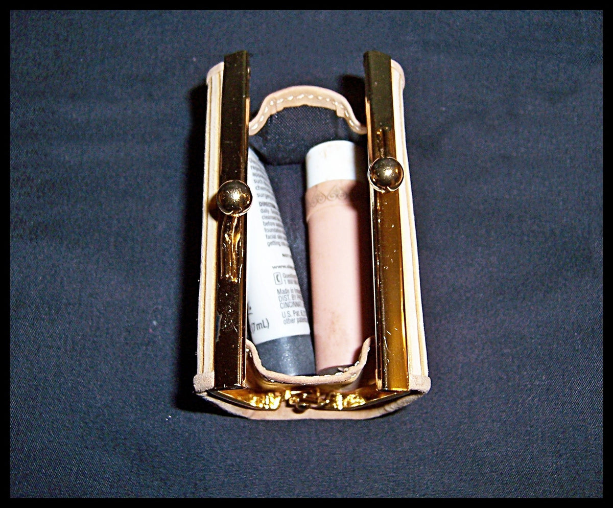 Mini Coin Purse for Keys Lipstick Money Makeup White Small Wallet