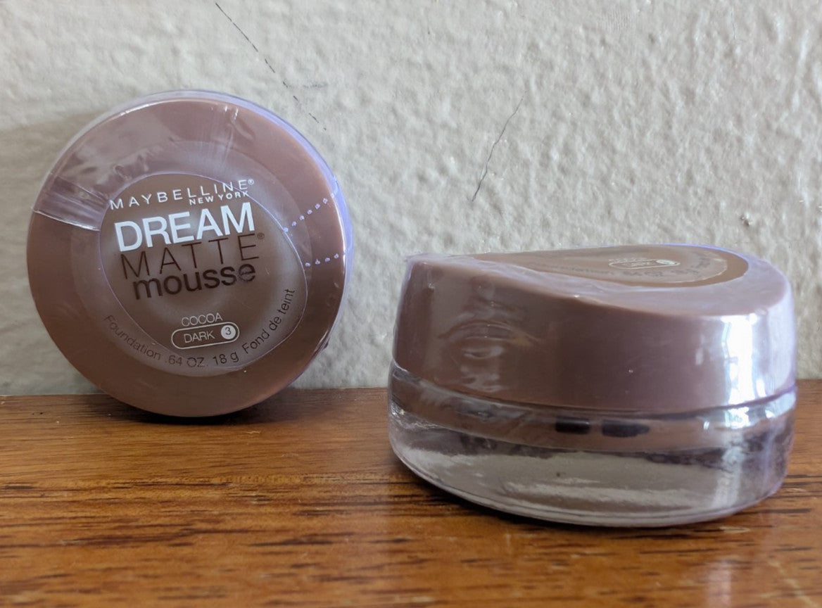 Maybelline Dream Matte Mousse Foundation Cocoa Dark 3 - New Sealed