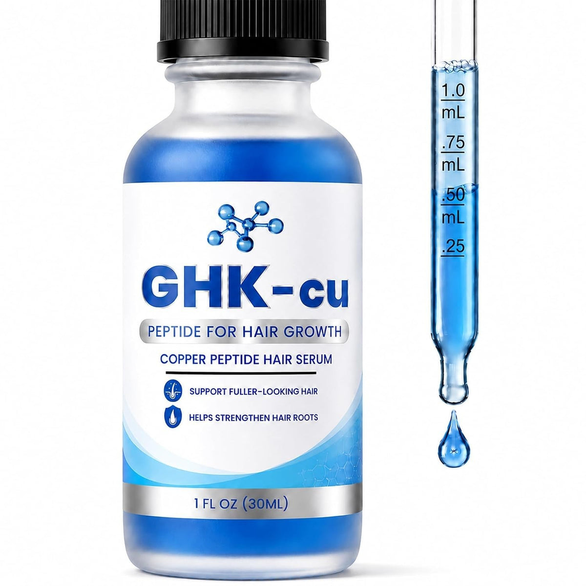 Copper Peptides & Hyaluronic Acid Hair Growth Serum