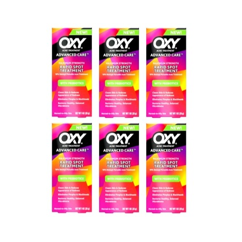 Acne Spot Treatment with 10% Benzoyl Peroxide - 6 Pack, 1 Oz Each