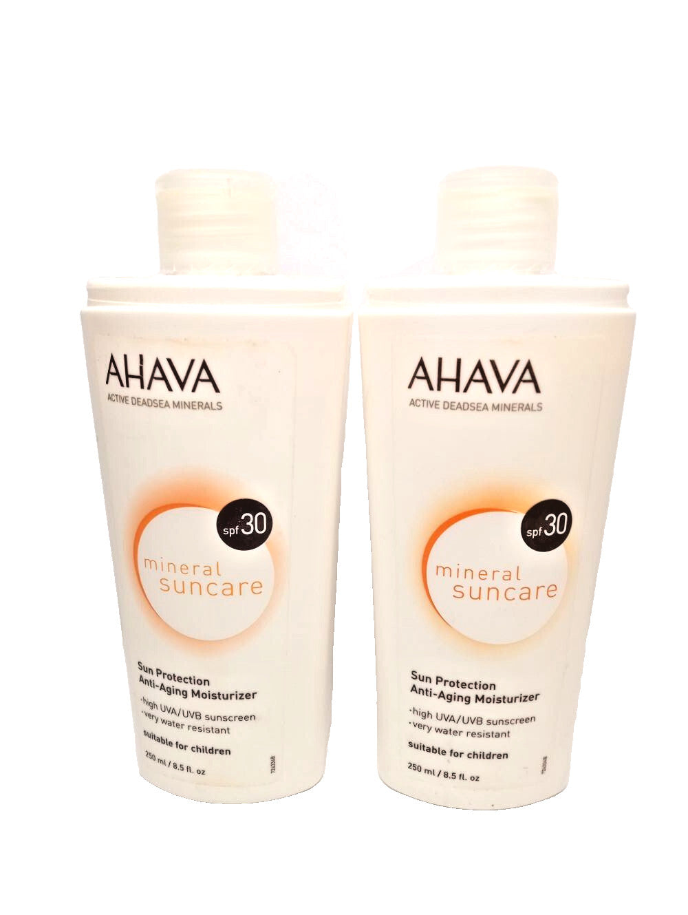 Mineral Sun Protection Moisturizer SPF30 - Anti-Aging Water-Resistant Lotion 8.5 oz (Pack of 2)