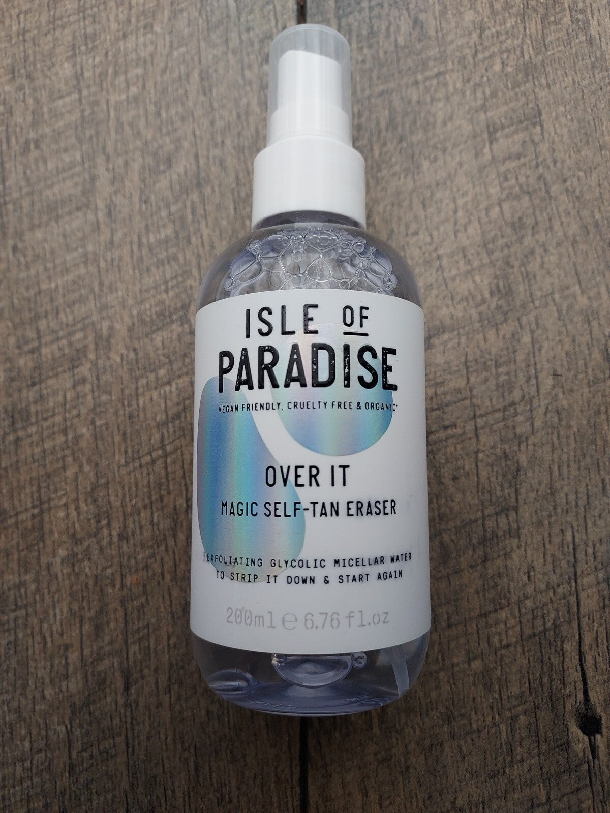 LOT OF 2 Isle Paradise Over It Magic Self Tan ERASER Exfoliating