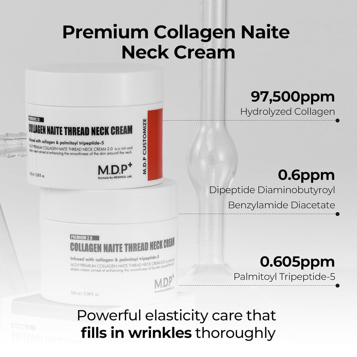 Collagen Neck Cream for Skin Elasticity - 100ml Anti-Aging Treatment