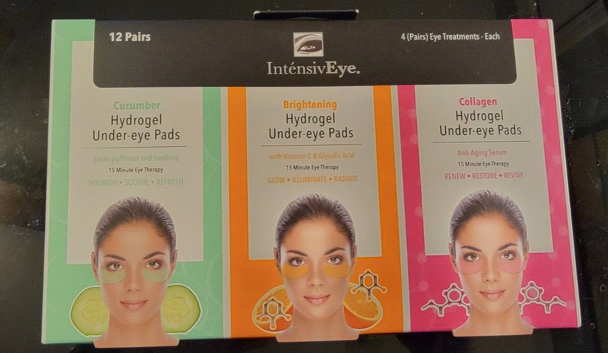 Hydrogel Under Eye Pads Brightening Cucumber Multi Pack 12 Pairs