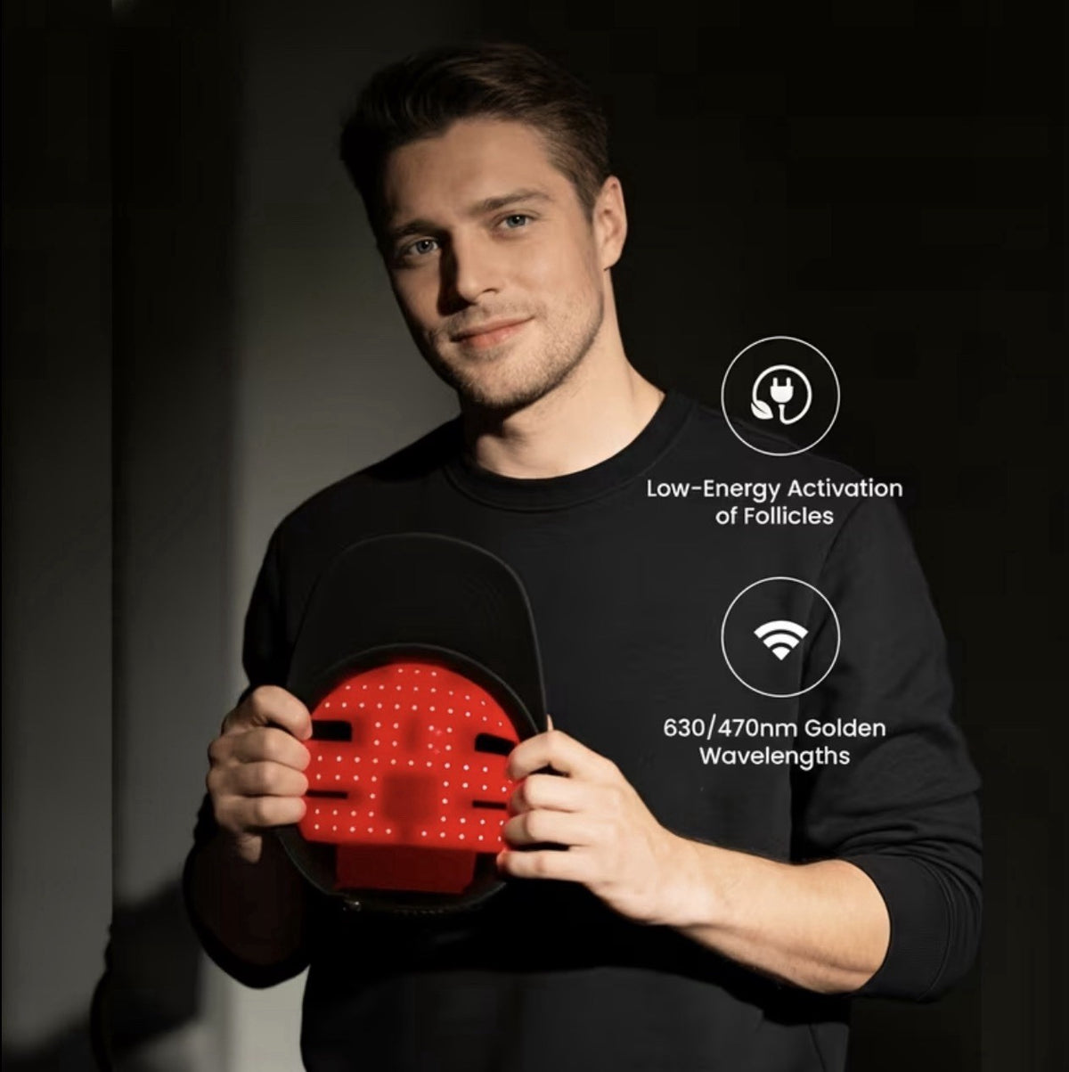 LED Hair Growth Cap – Red Light Therapy Hat 630nm