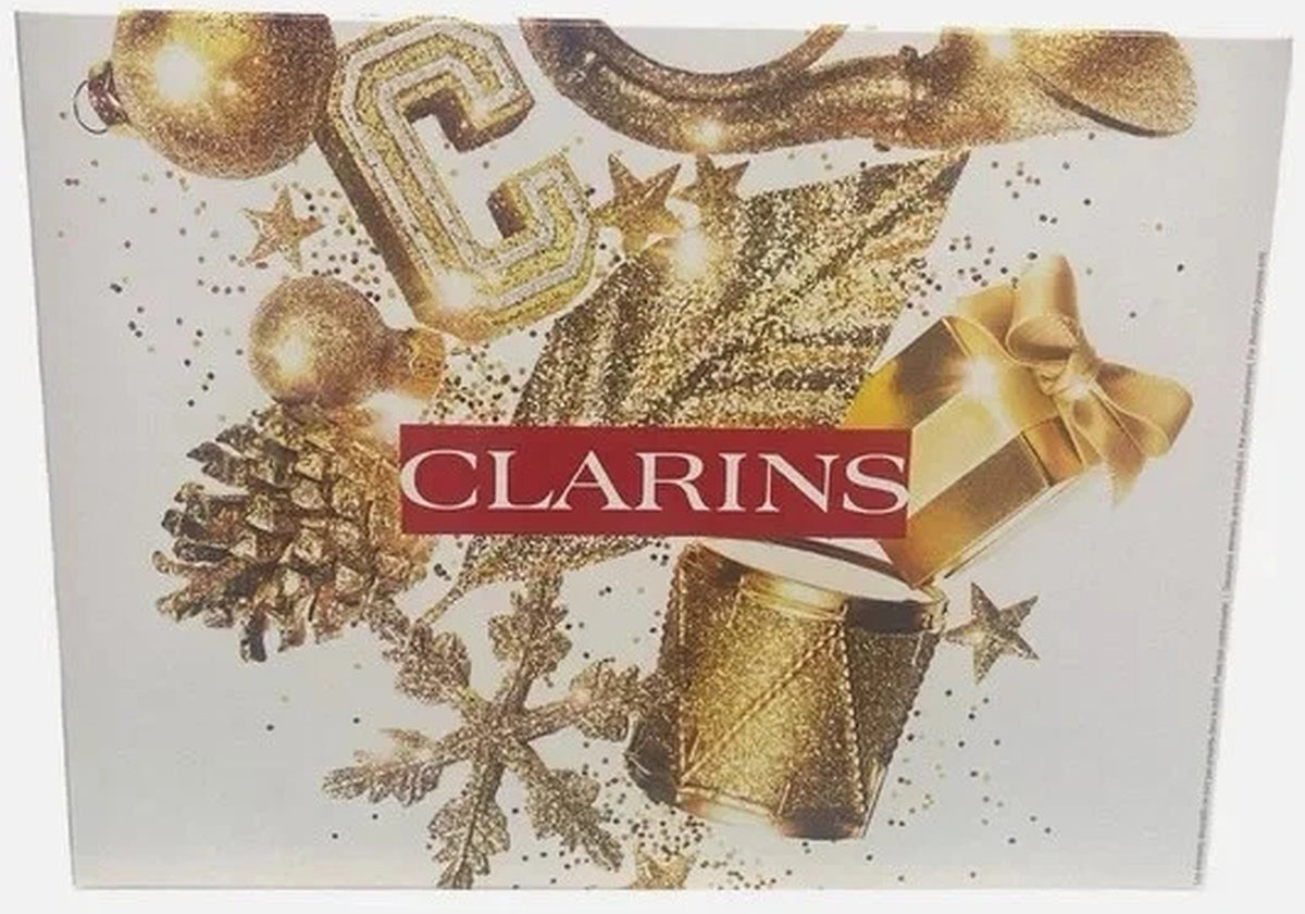 Clarins Hydra-Essentiel Skincare Set with Moisturizer, Scrub & Pouch