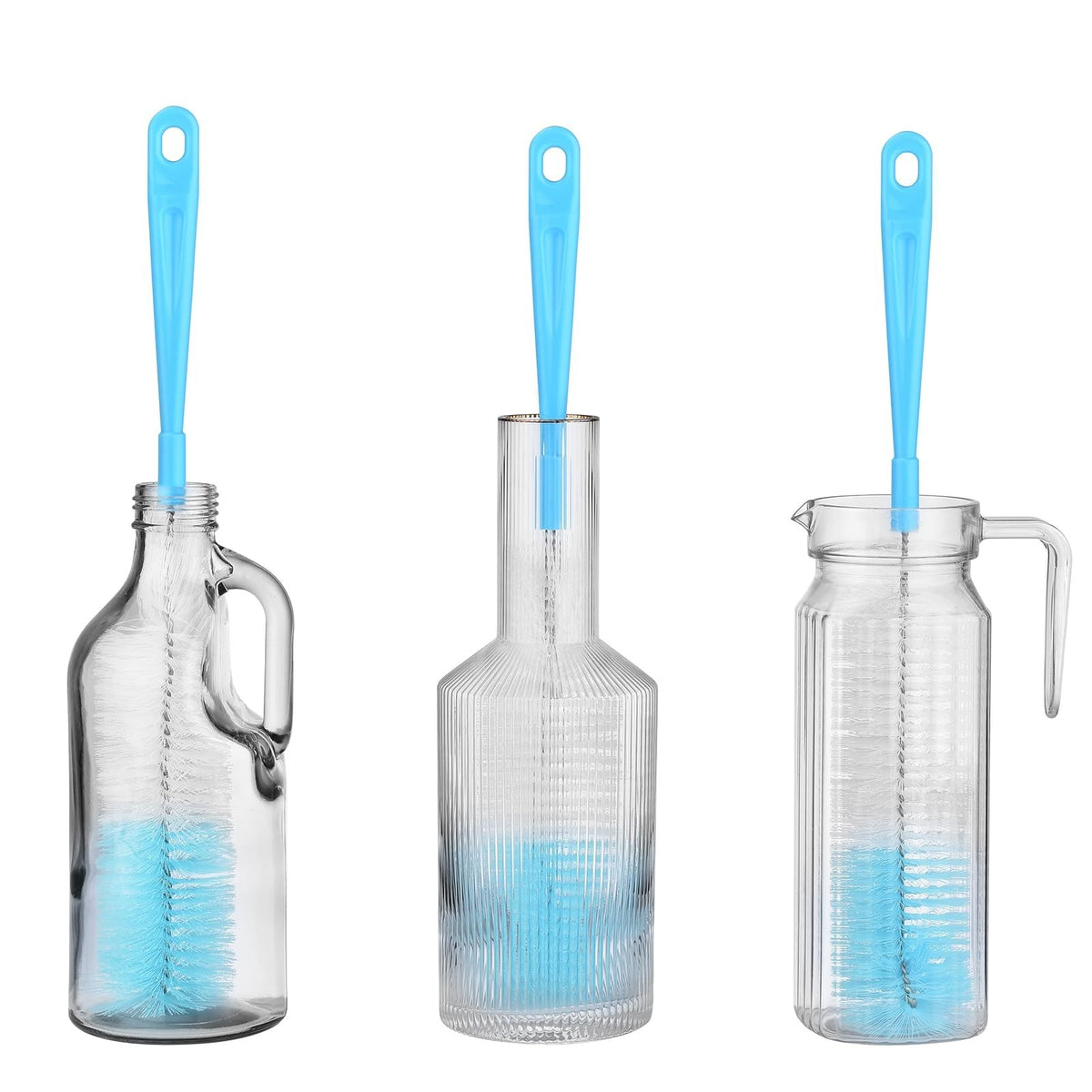 Extra Long Bottle Cleaning Brush - 17 Inch Narrow Neck & Decanter Cleaner