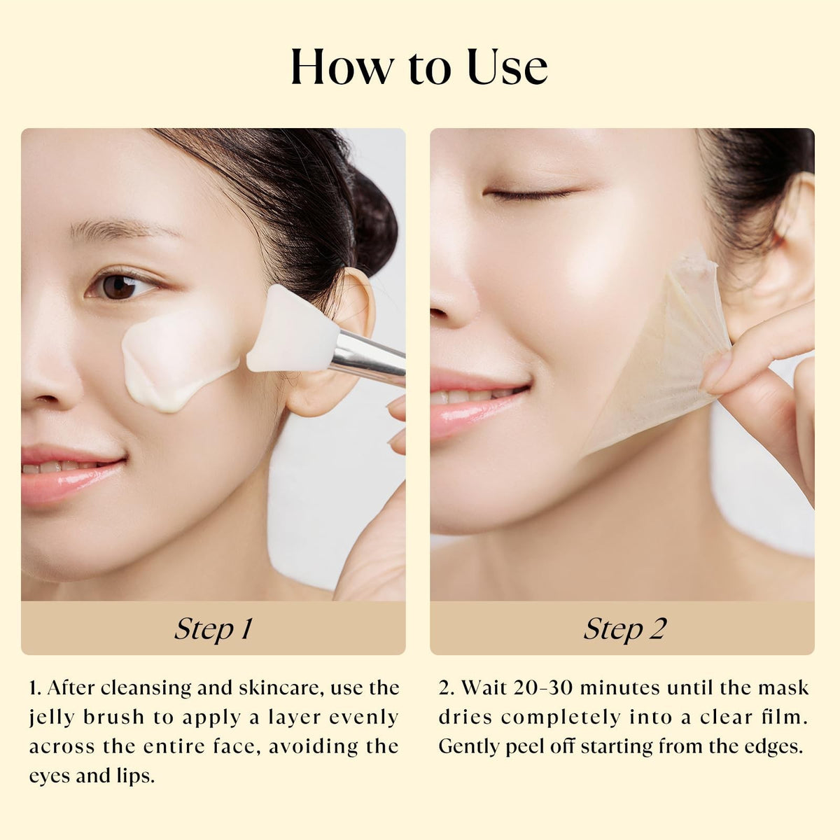 Honey Collagen Wrapping Mask with Jelly Brush, 60g
