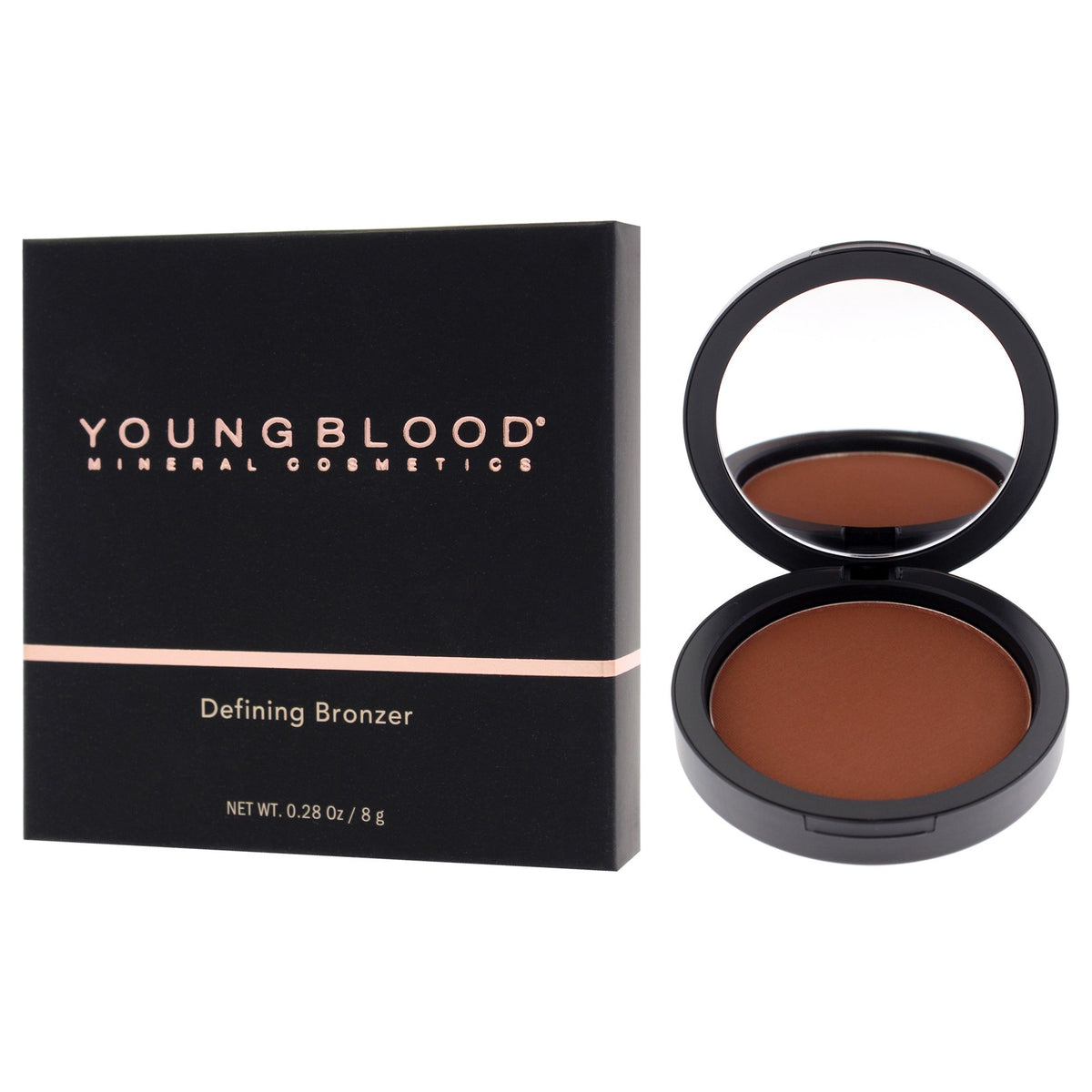 Youngblood Truffle Defining Bronzer - Sun-Kissed, Buildable Face Makeup 0.28 oz