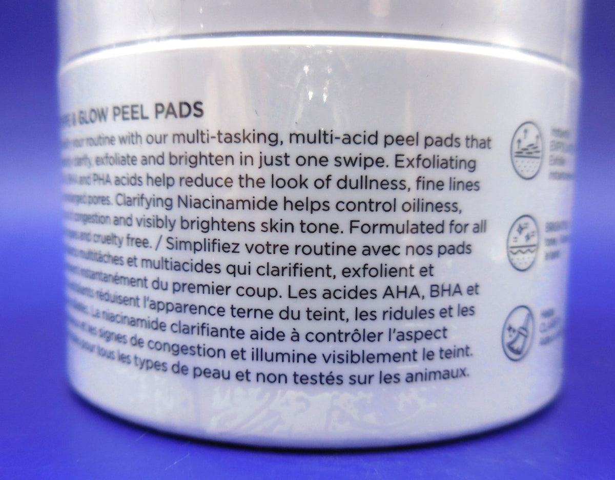 BeautyBio Swipe & Glow Peel Pads - 50 Count Full Size Safety Sealed Tub
