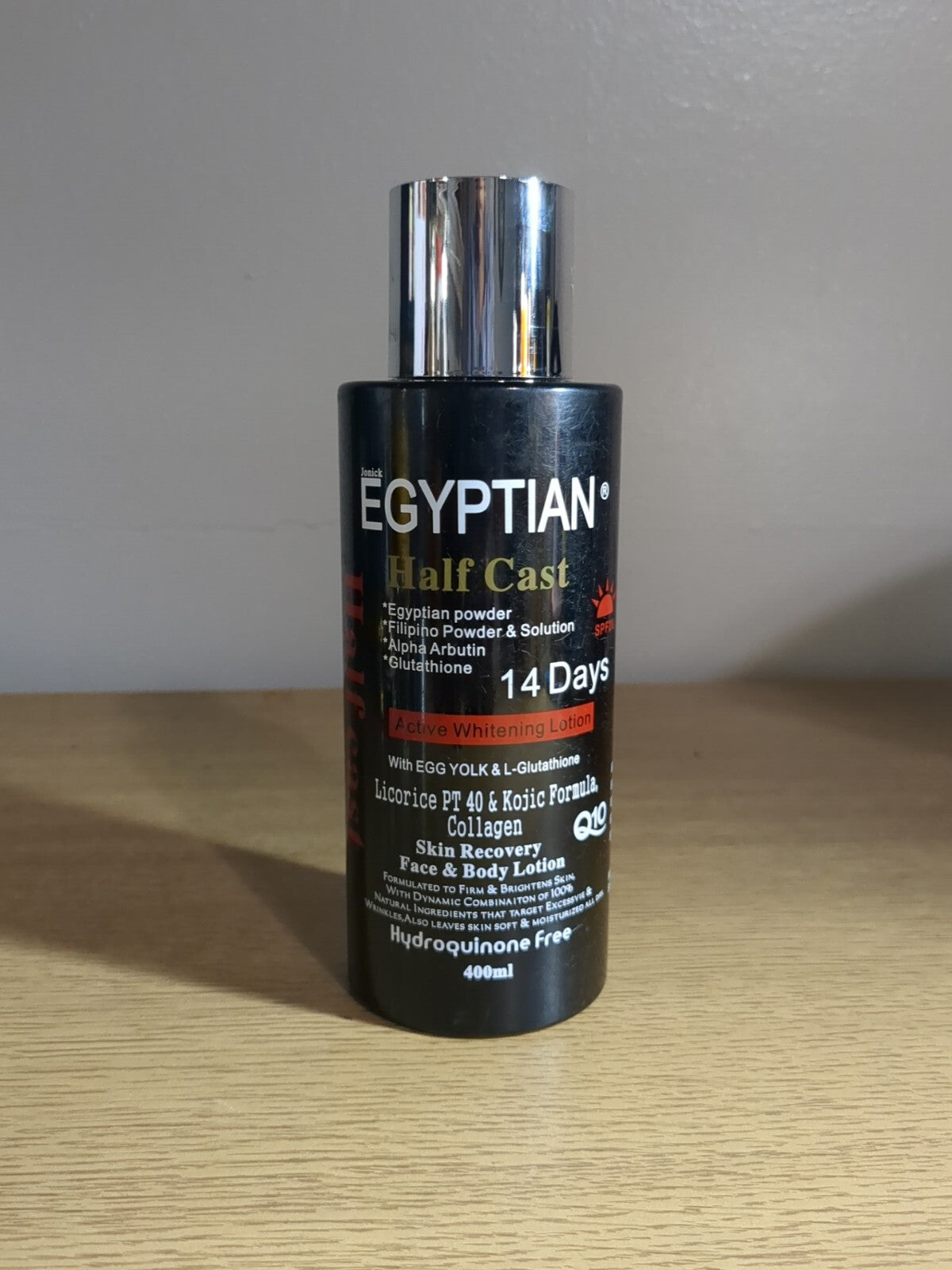 Egyptian Whitening Lotion with Glutathione & Egg Yolk SPF 20 400ml