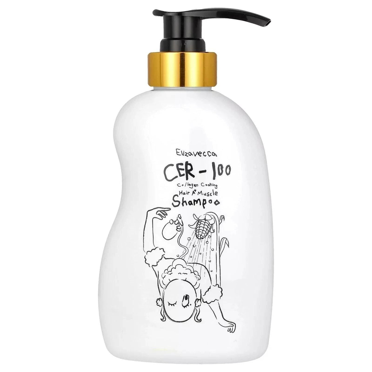 Elizavecca CER-100 Collagen Hair Muscle Shampoo 2 Pack - Nourishing Hair Care