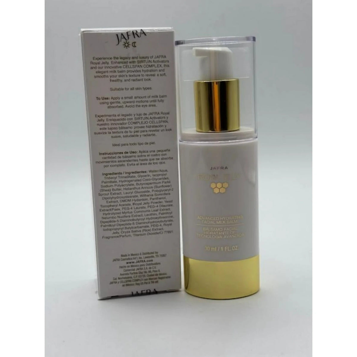 Hydrating Facial Milk Balm with Royal Jelly - Nourishing Skin Care, 1 oz