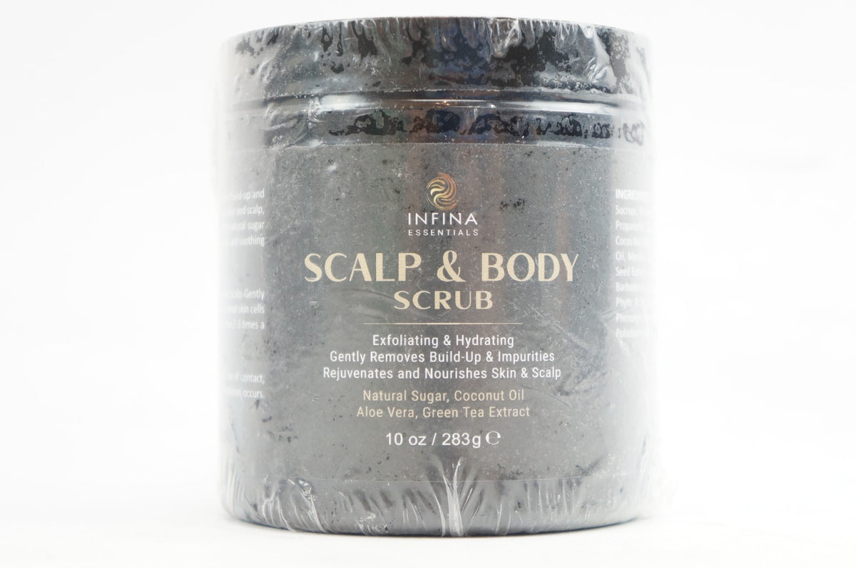 New Sealed Infina Essentials Scalp & Body Scrub 10oz 283g