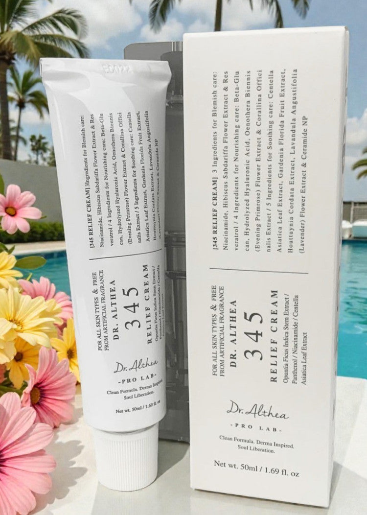 Dr. Althea 345 Relief Daily Face Moisturizer Cream 50ml/ 1.69oz Exp.