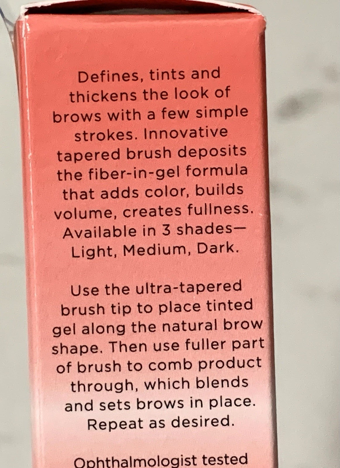 European Wax Center Browfection Tinted Brow Builder Fiber Gel - Medium, Pack of 2