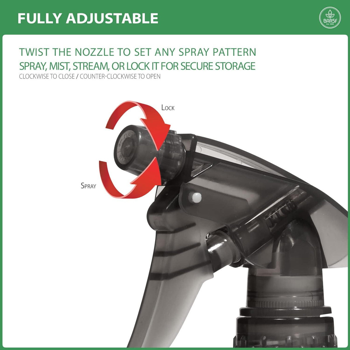 12 oz Refillable Spray Bottles Pack of 2 - Multi-Purpose Household & Salon Use