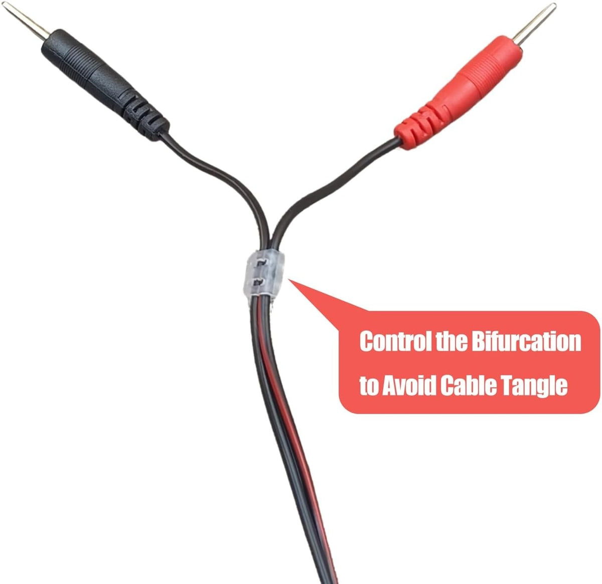 TENS Unit Lead Wires 3-Pack - 2mm Pin Connector