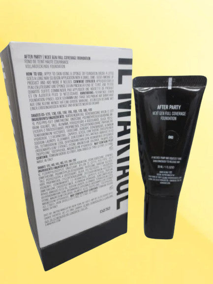 Full Coverage Foundation #40 1 oz Liquid Makeup for Flawless Skin