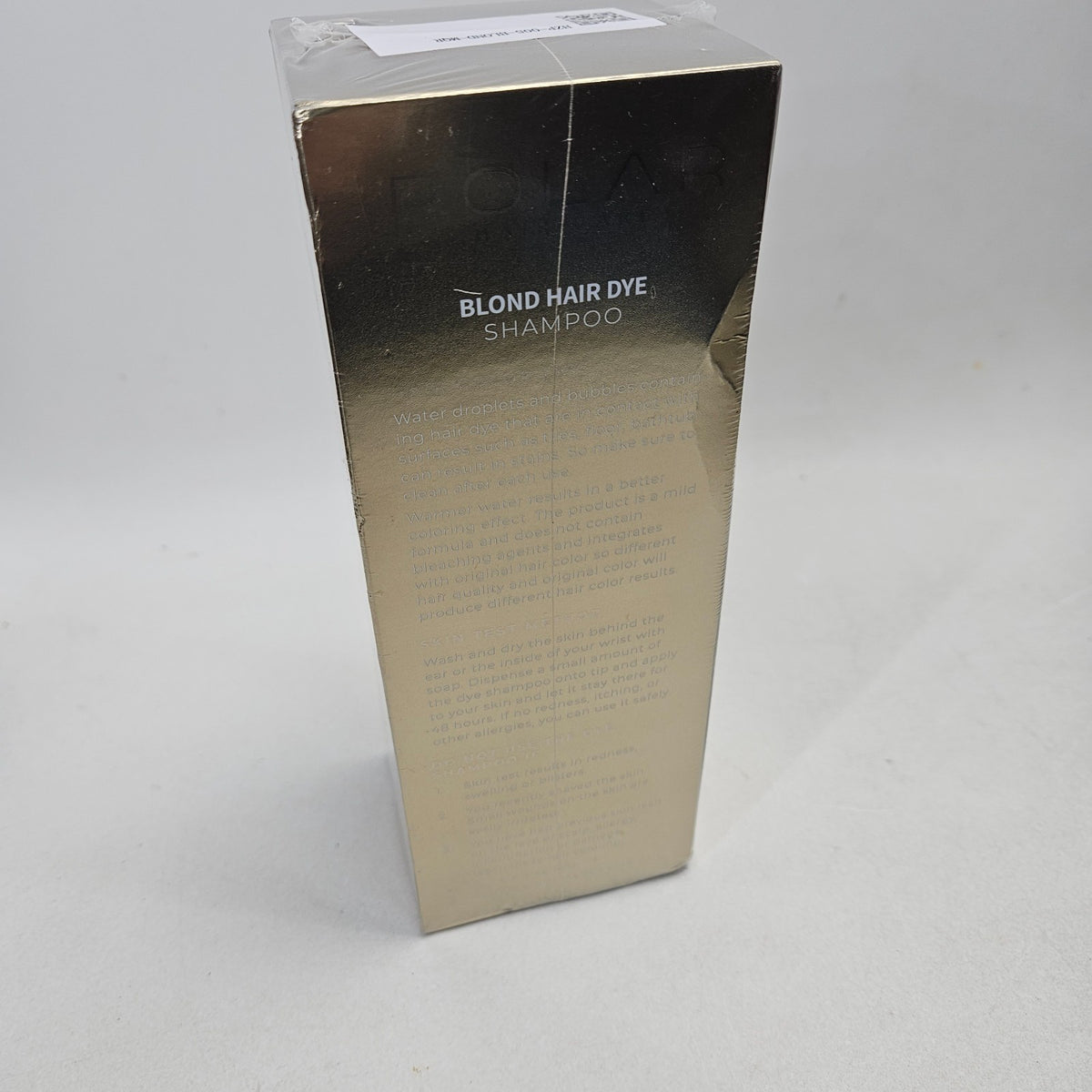 Blonde Hair Dye Shampoo Rich Color Care 200ml Non-Toxic Gold