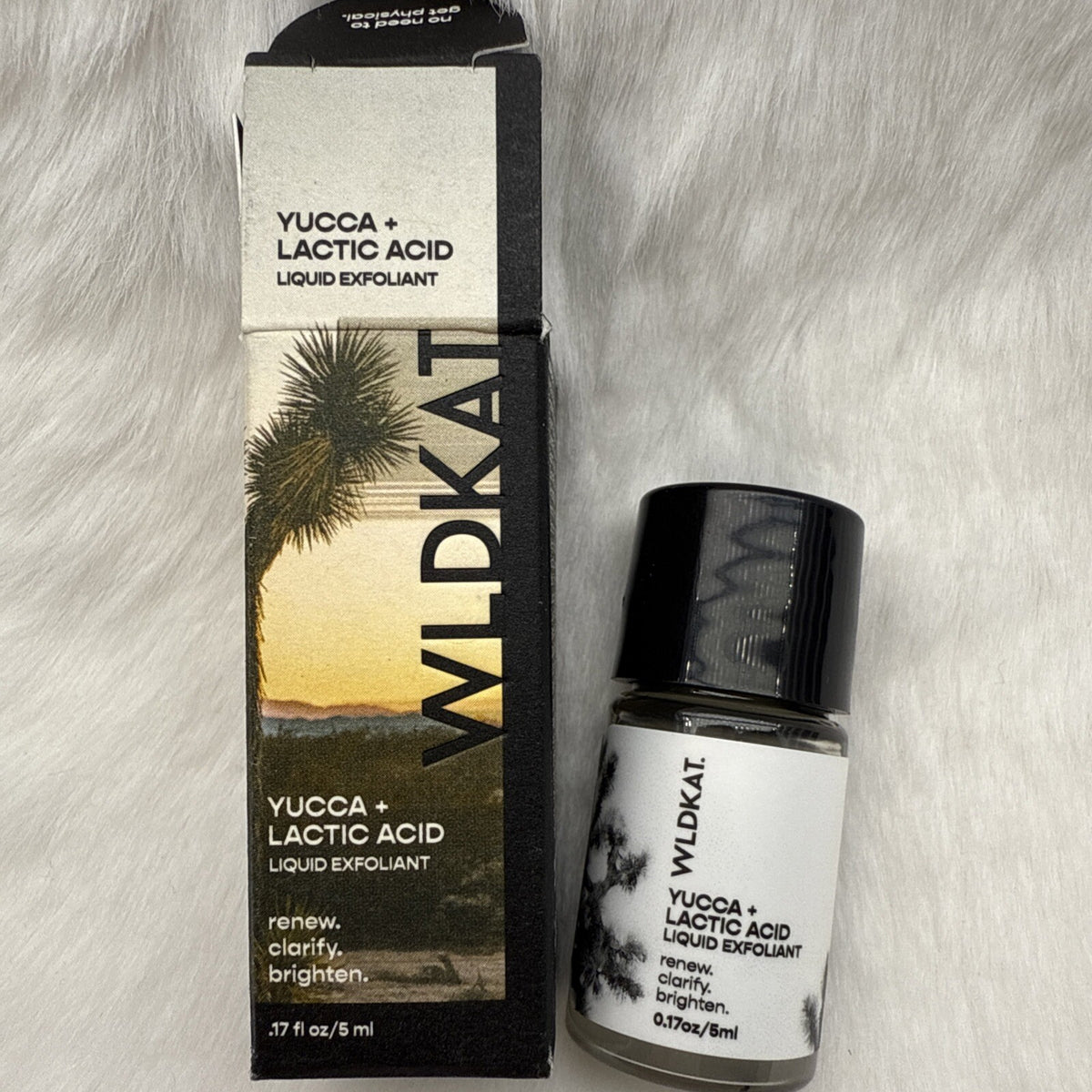 WLDKAT Yucca + Lactic Acid Liquid Exfoliant 5ml /0.17fl.oz Mini Size