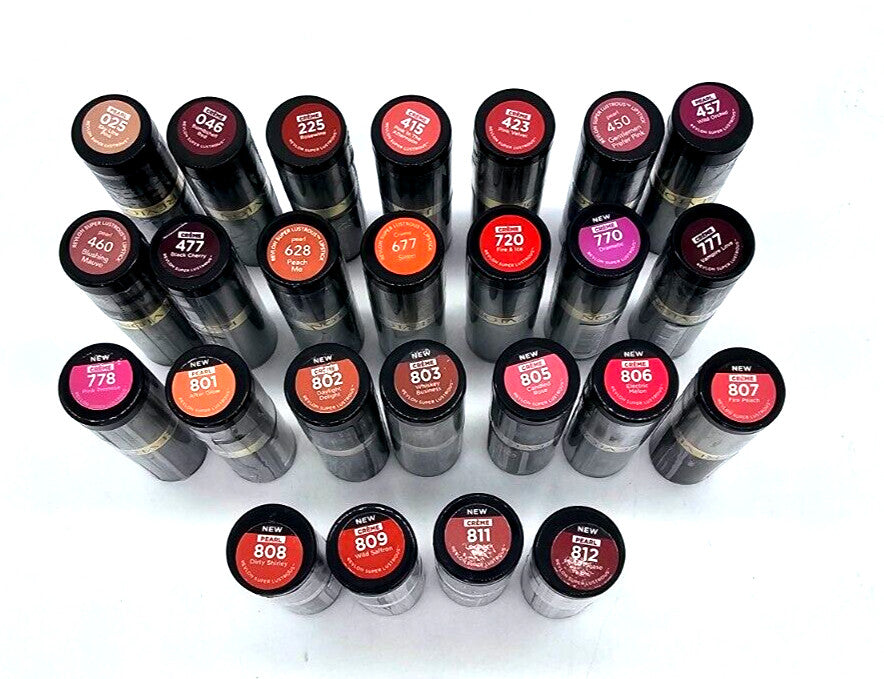 Revlon Super Lustrous Lipstick - Matte, Cream & Pearl Finishes, Multiple Shades