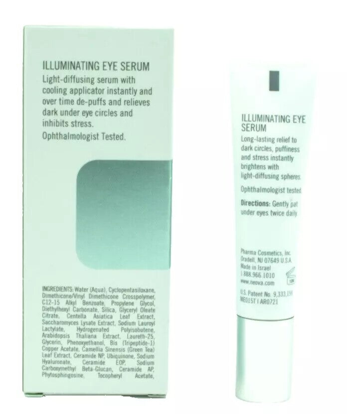 Illuminating Eye Serum with DNA Repair & Cooling Metal Tip - 15ml
