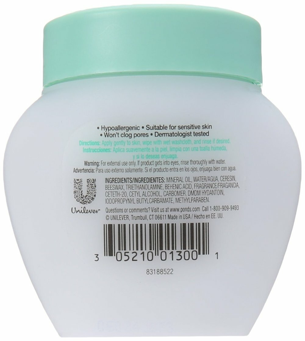 Pond's Cold Cream Cleanser 3.5oz - Deep Cleanses & Makeup Removal for Sensitive Skin