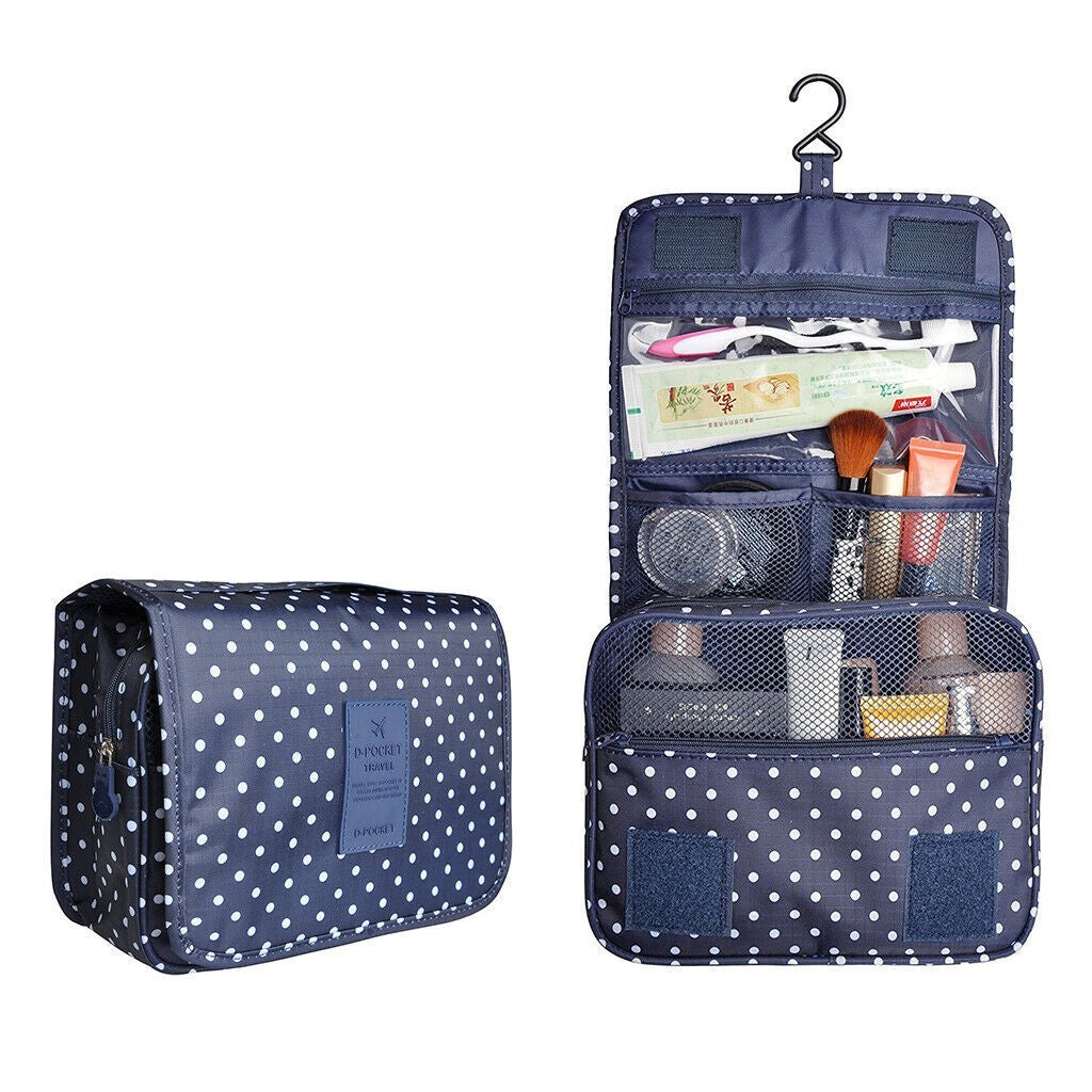 Large Waterproof Hanging Toiletry Bag Travel Organizer with Handle