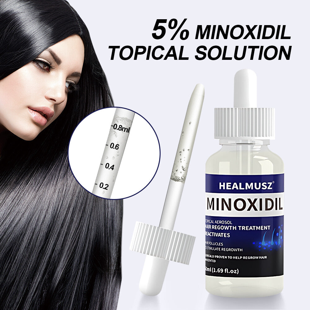 Minoxidil 5% Hair Regrowth Treatment - 50ml x 2 Topical Solution