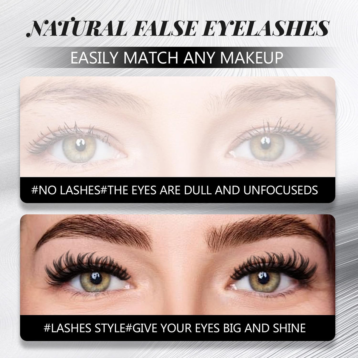 Wispy Lash Clusters 8-14mm Natural Look Reusable False Eyelash Extensions