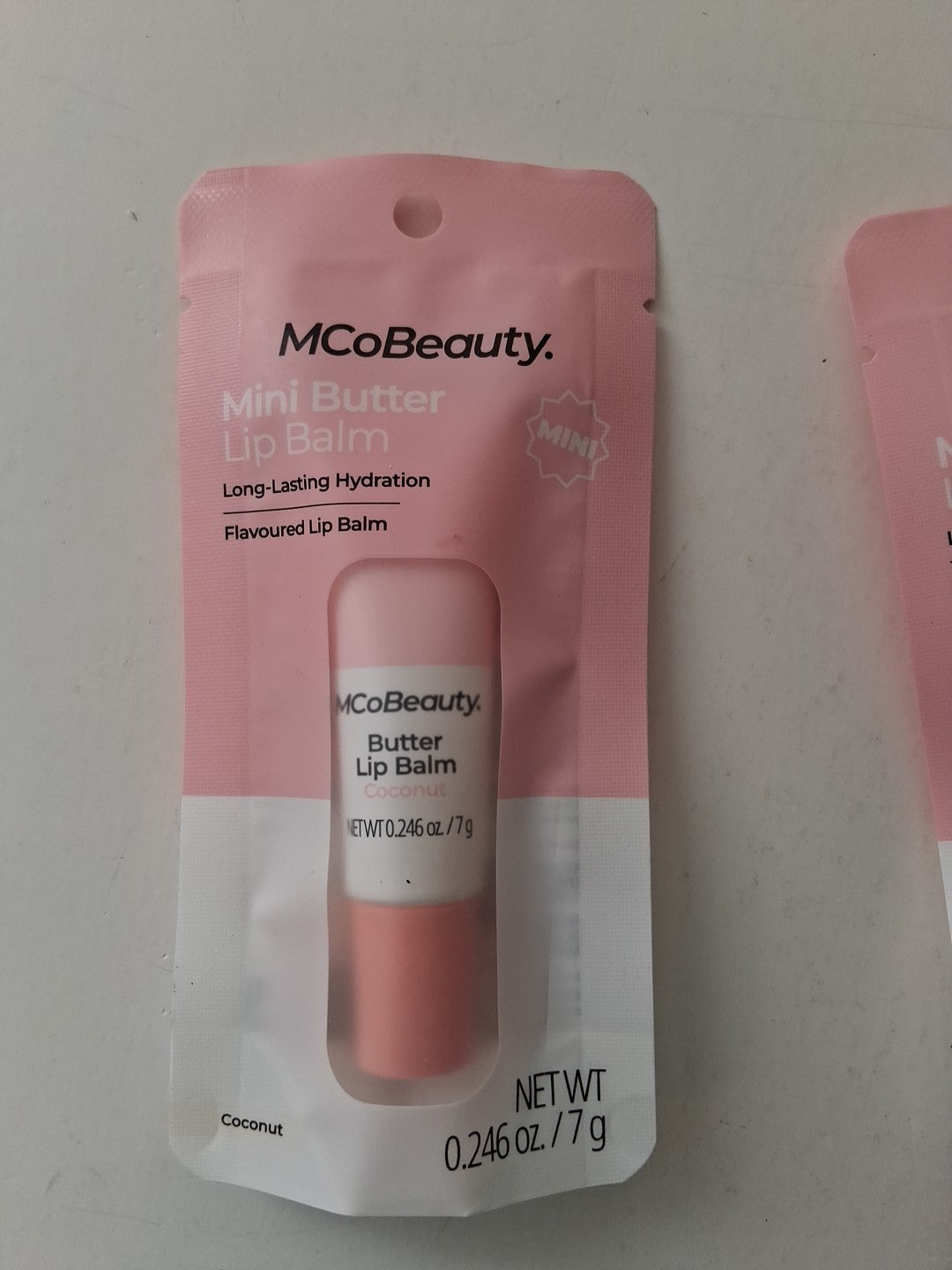 Mini Coconut Lip Balm Set - 3 Pack, Hydrating & Nourishing