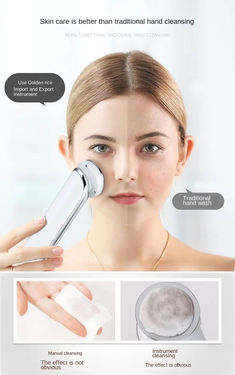 Ultrasonic Facial Cleansing & Massage Device for Women
