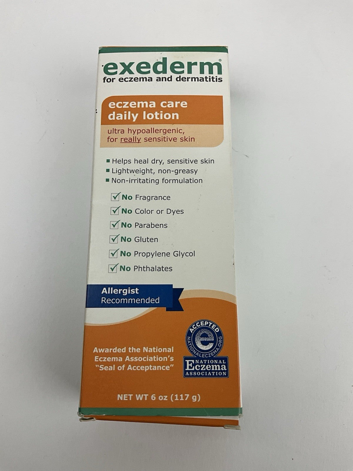 Exederm Eczema Care Daily Lotion 6 Oz New Old Stock
