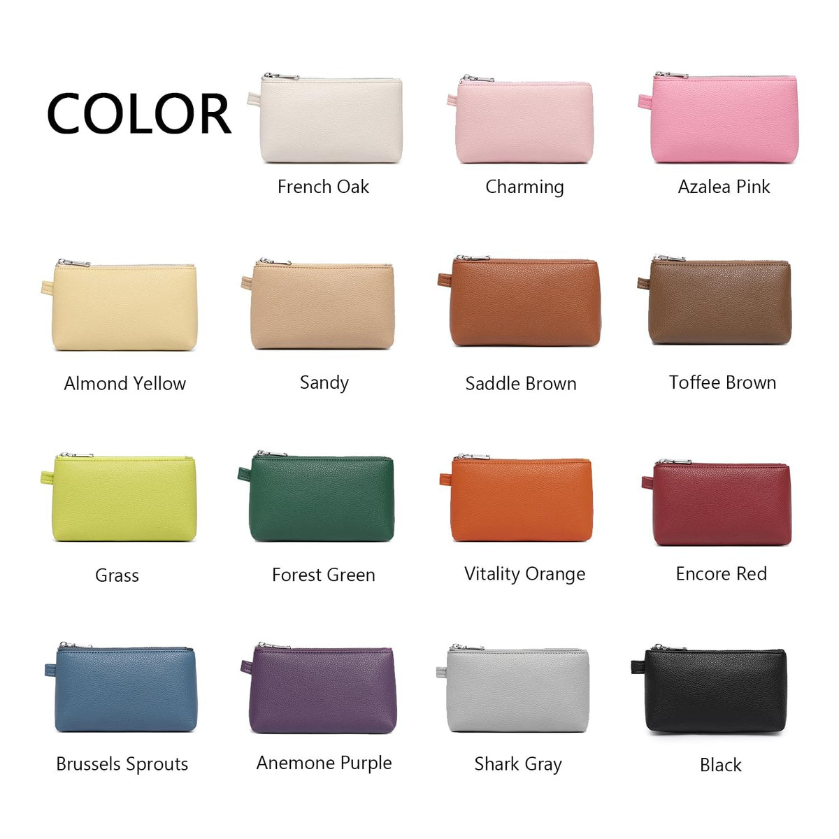 PU Leather Makeup Bag Small Cosmetic Storage Organizer
