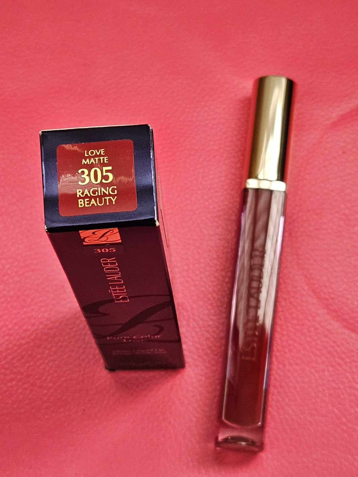 Estée Lauder Pure Color Love Matte Liquid Lipstick 305 Raging Beauty 0.2oz