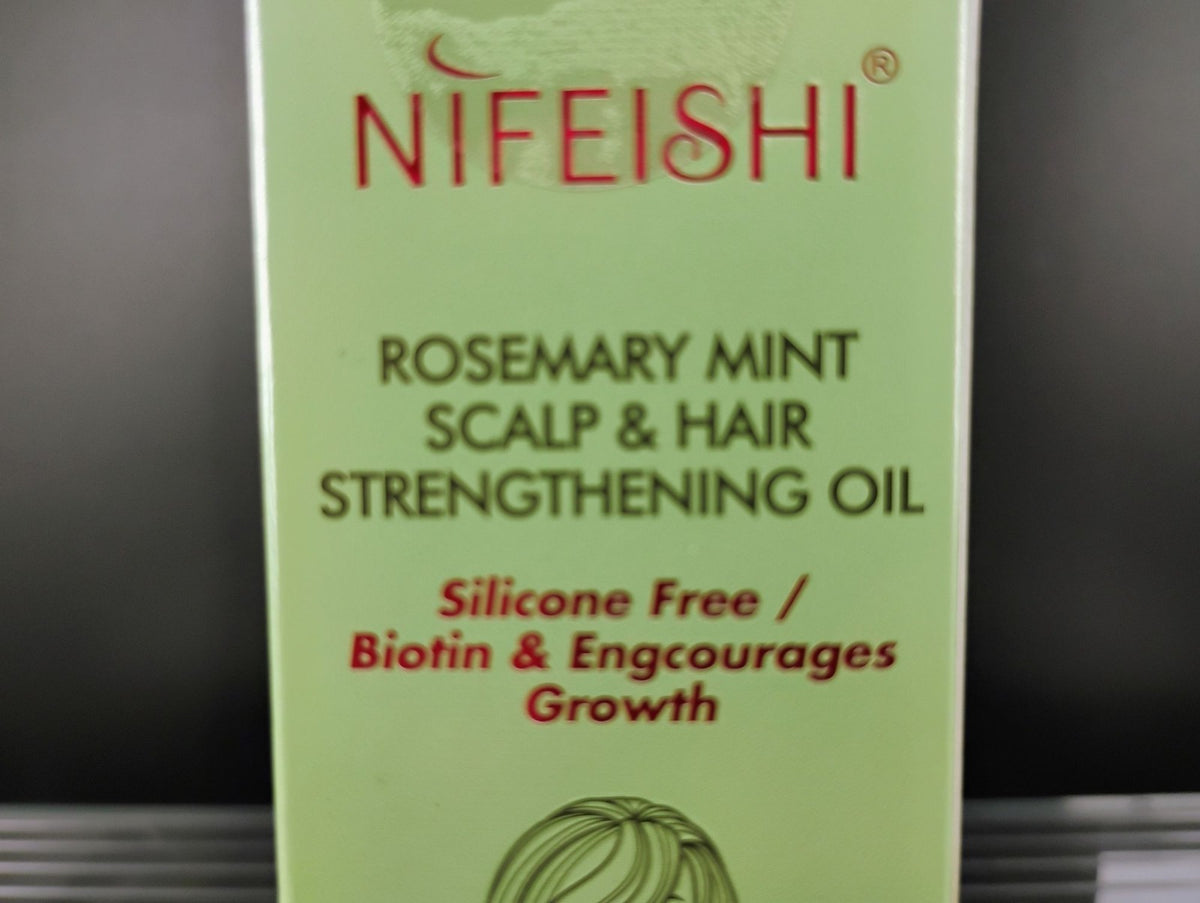 Hair Growth Oil for Scalp and Hair Strengthening with Rosemary Mint - 60ml