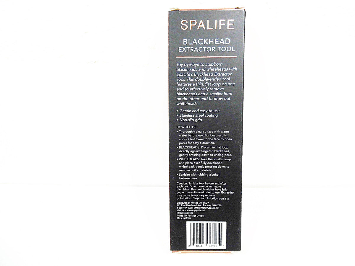Blackhead Extractor Tool for Pore & Whitehead Removal - Stainless Steel Dual-Sided