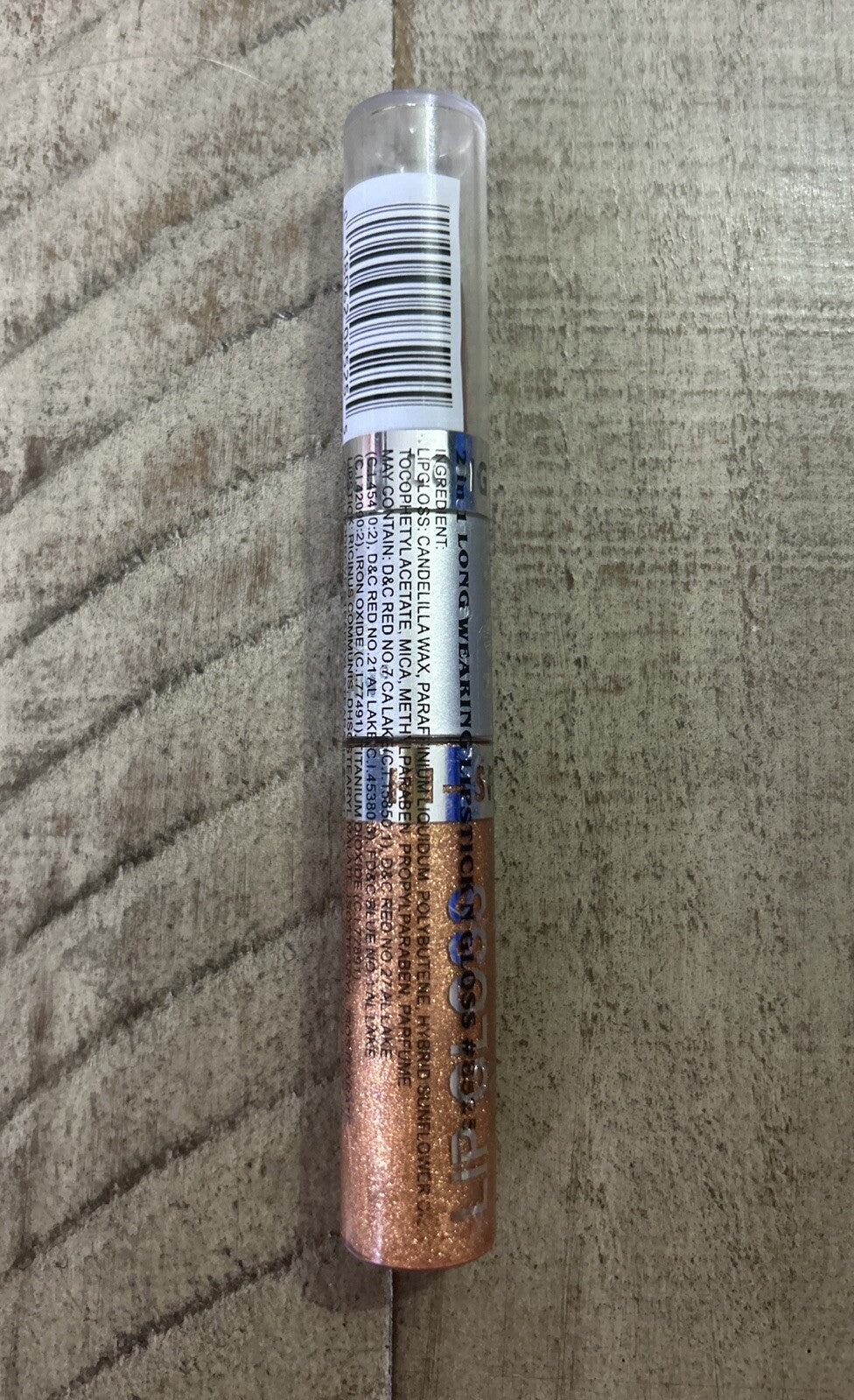 Long Wearing Lipstick & Gloss Duo - Golden Amber Shimmer