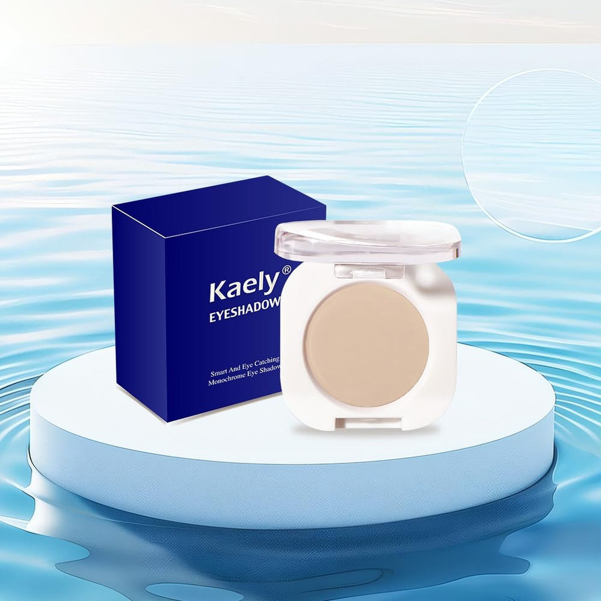 Nude Brown Matte Single Eyeshadow - Lightweight, Blendable, Waterproof Makeup