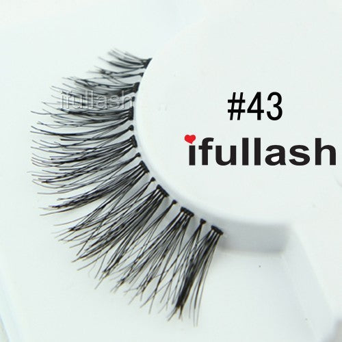 False Eyelashes 100% Human Hair Natural Look for Daily Wear - 6 or 12 Pairs
