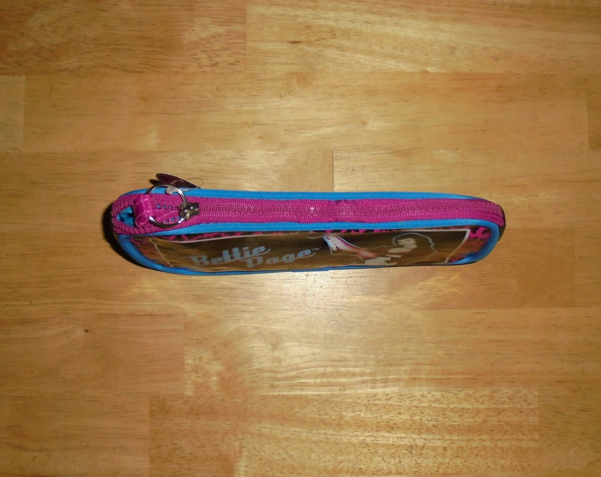 Zippered Cosmetic & Toiletry Bag with Mirror - Travel Makeup Pouch