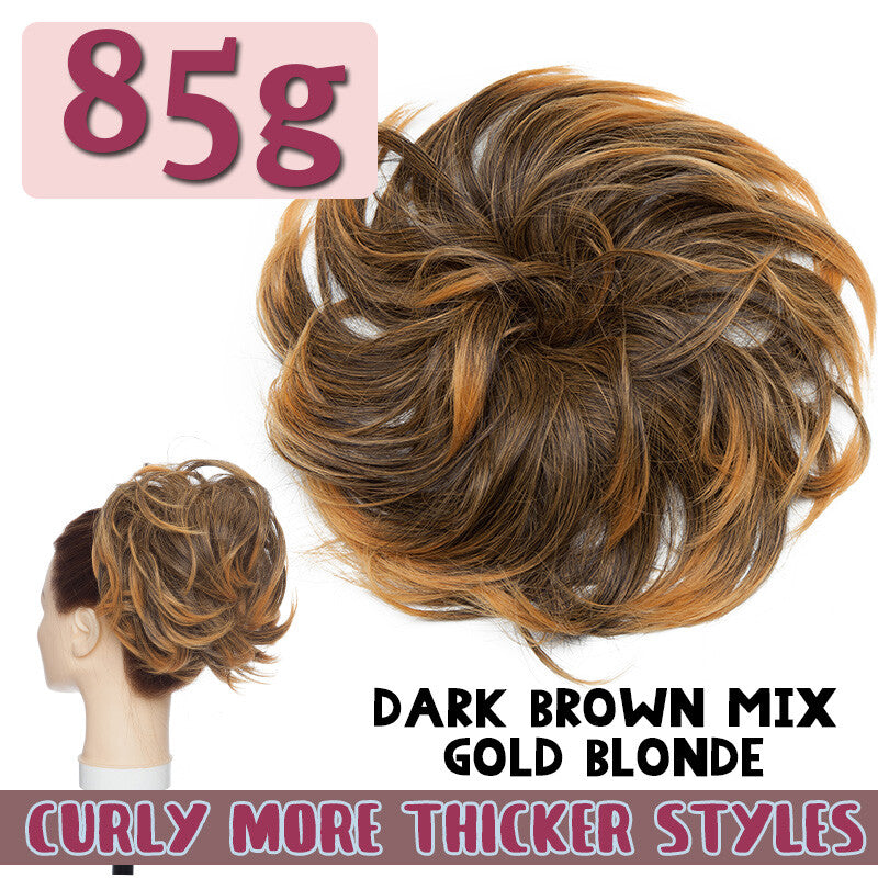 Thick Large Messy Bun Hair Piece Scrunchie Updo Wrap Hair Extensions