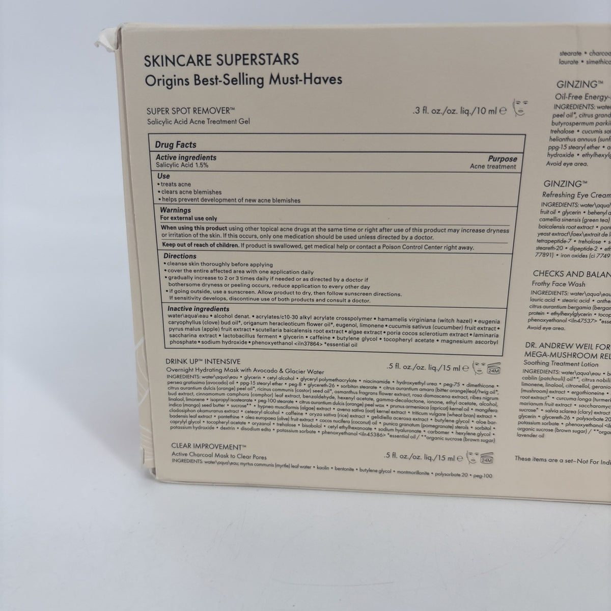 Origins Skincare Gift Set - 7-Piece Skincare Collection for Radiance
