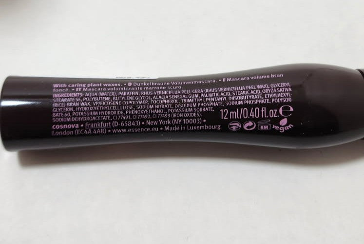 False Lash Effect Mascara for Dramatic Length and Volume - Black Brown 12mL