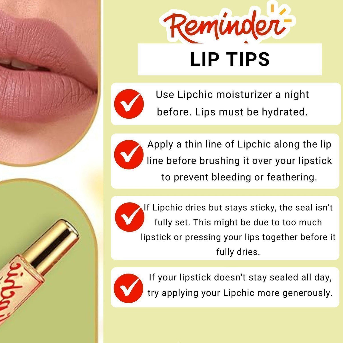 Lipstick Sealer All Day Lip Gloss & Lipstick Fixative - Clear, Smudge-Proof