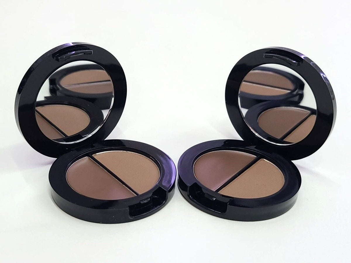 Eyebrow Powder and Wax Duo - Medium Brown, Pack of 2