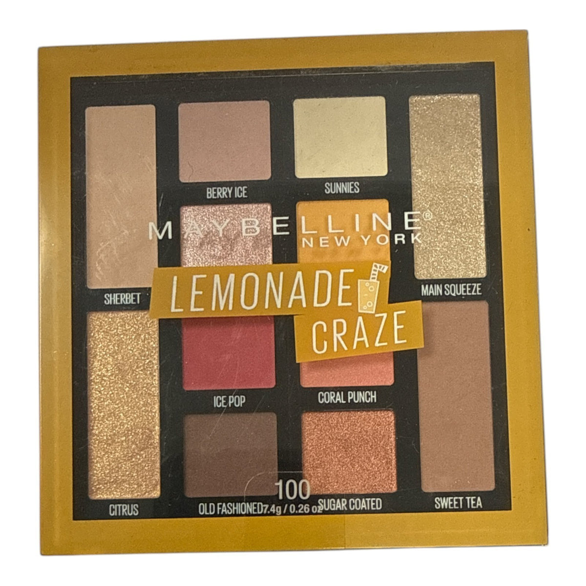 Maybelline Lemonade Craze 12 Color Eyeshadow Palette - Shade 100