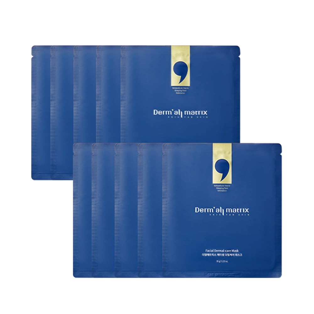 Overnight Facial Dermal-Care Mask Pack - 10 Sheets